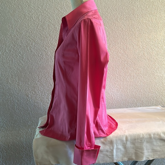 Thomas Pink Slim Fit Stretch Shirt - Picture 3 of 10